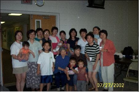 West-district fellowship at Vision of Glory, 27 July 2002
