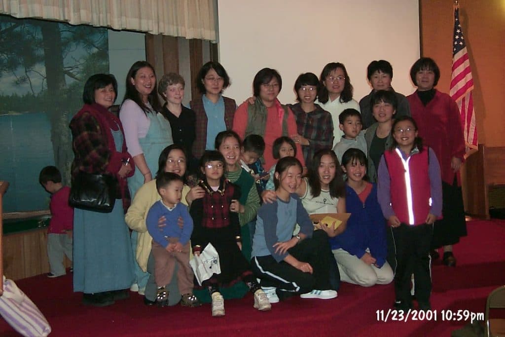 First baptism, 23 November 2001